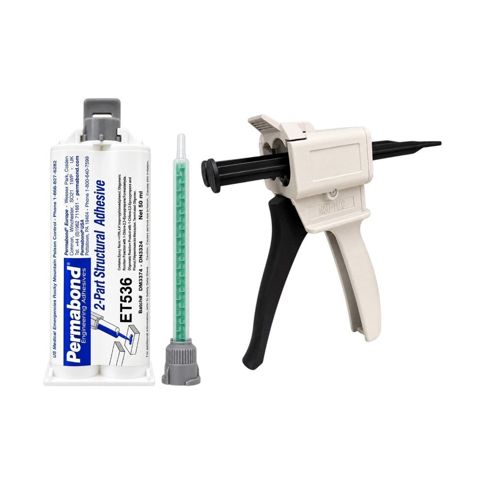 PERMABOND ET536 Slow Set 50 - 80 min Dark Gray High Strength Chemical Resistant Epoxy Permabond