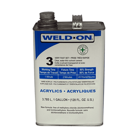 Weld-On #3 Clear Acrylic Cement – DCM & TCE Free Weld-On