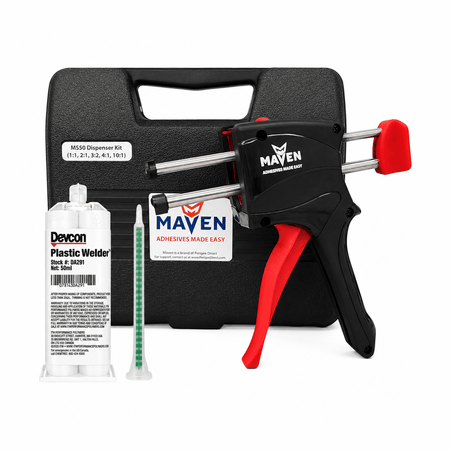 Devcon Plastic Welder White DA291 50ml & DA160 400ml - High-Strength Toughened MMA Adhesive Devcon