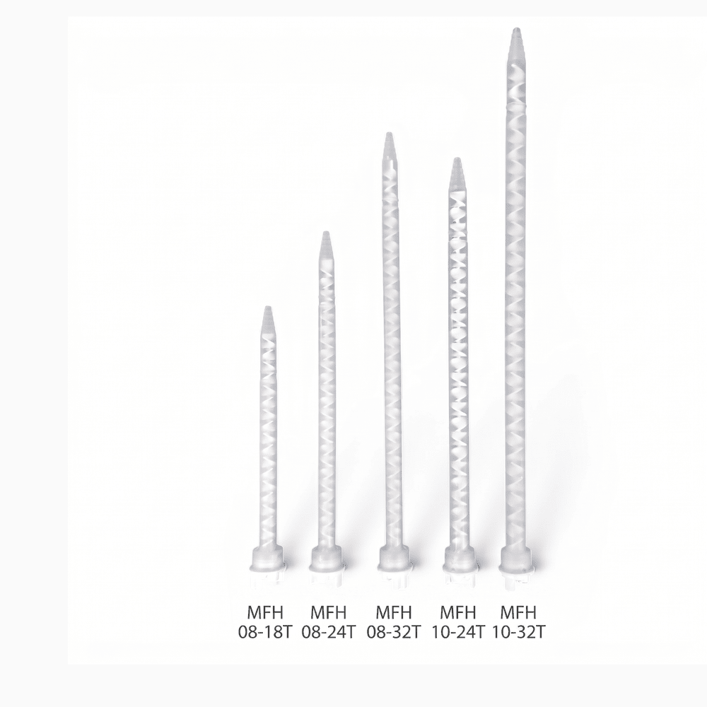 MixPac MFH 10-24T F-System Mixing Nozzle for 1:1 & 2:1 ratio larger 2-part cartridges 200ml, 225ml, 250ml, 380ml, 400ml MixPac
