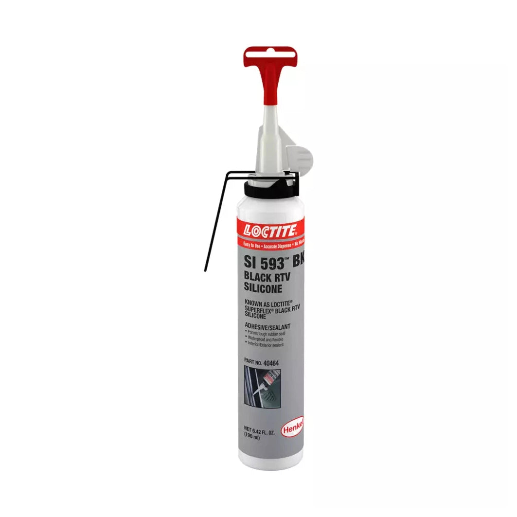 LOCTITE® SI 593 Black RTV Silicone Adhesive Sealant – General-Purpose Acetoxy Cure Loctite