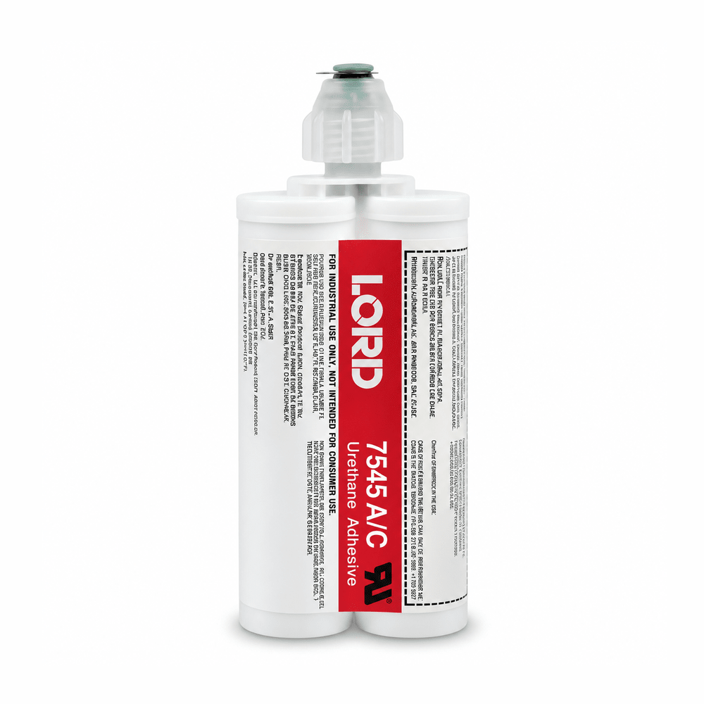 LORD 7545 A/C Medium Set 6-8 Minute Urethane Adhesive System - Thick Viscosity, Non-Sag with Configurable Set-Time & high strength for FRP, SMC, Plastics, primed metals, powder coating Lord