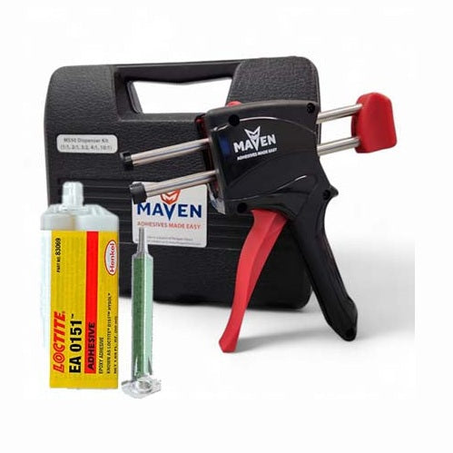 Loctite EA 0151 Epoxy Ultra Clear Gel 50-Minute Work Life Slow Setting - 3.34oz Two-Tube Kit Loctite