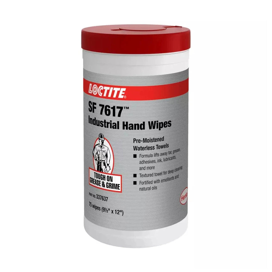 Loctite SF 7617 Industrial Hand Wipes – Waterless Citrus Cleaning Loctite