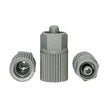 Luer Lok Adapter Tips for Mixing Nozzles-Gray-Fits 6 - 8 MM OD Nozzle Tips PerigeeDirect