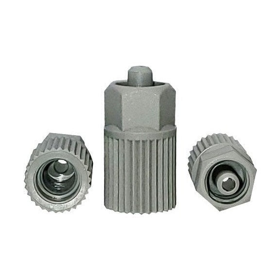 Luer Lok Adapter Tips for Mixing Nozzles-Gray-Fits 6 - 8 MM OD Nozzle Tips PerigeeDirect