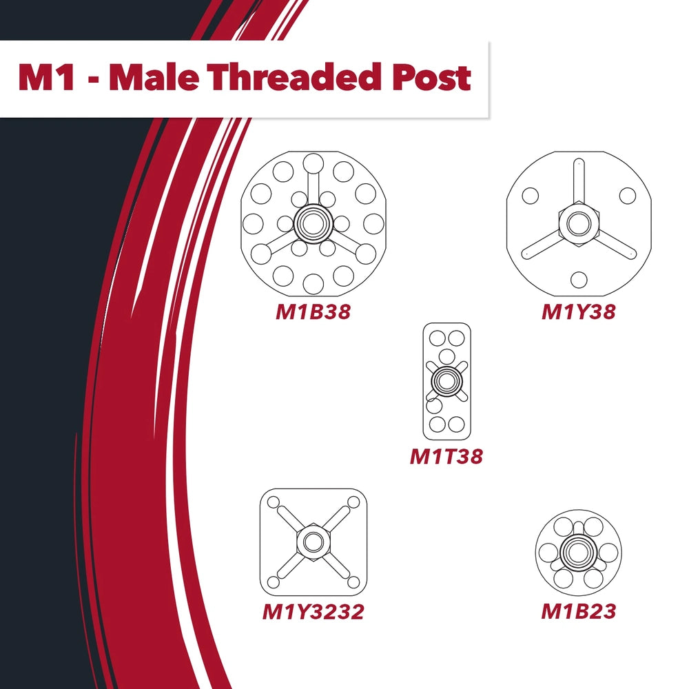 Chem-Set M1B38 No-Drill Adhesive Bonding Studs – 1/4-20 Thread Special Insert