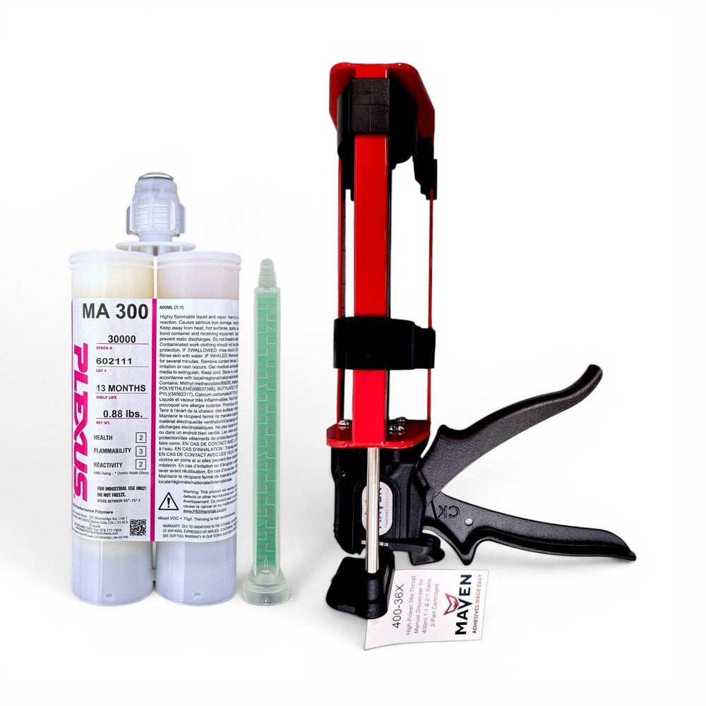 Plexus MA300 All-Purpose High-Strength 5-Minute MMA Adhesive 30500 Plexus