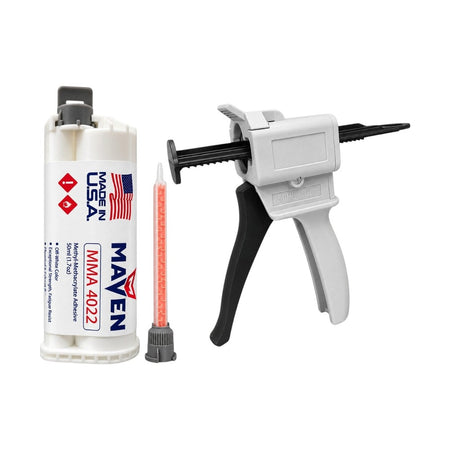 Maven MMA 422 Acrylic - Medium Set 20-Min Toughened Impact Resistant MMA Adhesive-High Viscosity Blue-10:1 ratio Maven Adhesives