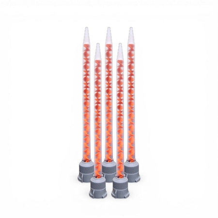 MixPac MBHX 06-20T 116481 Mixing Nozzle for 50ml Cartridges - 20-element Bayonet Static Mixers MixPac