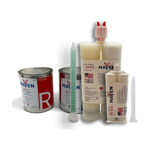 Maven EA 5120 Extreme Strength Thin Low Viscosity Epoxy, popular for bridge repairs, deck repairs, potting, casting, striking tools, bow and arrow manufacturing Maven Adhesives
