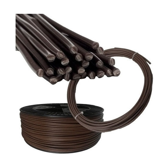 Maven Plastics - HDPE Natural Dark Brown / Chocolate Brown Plastic Welding Rods, Coils & Reels PerigeeDirect