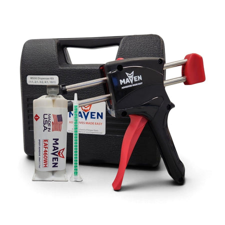 Maven EAF460 - Slow Set 60 Minute Black or Off-White Epoxy - Toughened 60-Minute Set Epoxy Adhesive Maven Adhesives