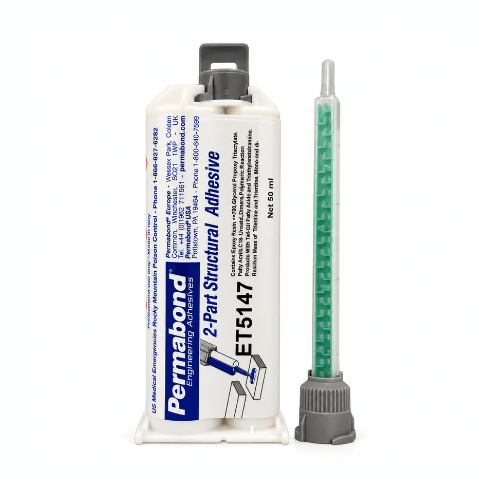 PERMABOND ET5147 Food Grade Epoxy Slow Set 40-60 min, Thixotropic Thick Gel Off White Permabond
