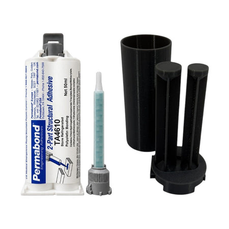Permabond TA4610 Polyolefin PE, PP , Teflon PTFE & Rubber Bonder Thick Gel 12-15 min Acrylic MMA Adhesive Off-White Permabond