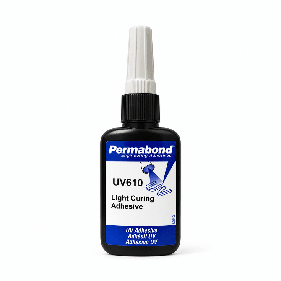 Permabond UV610 UV translucent glue for Glass and Metals Permabond
