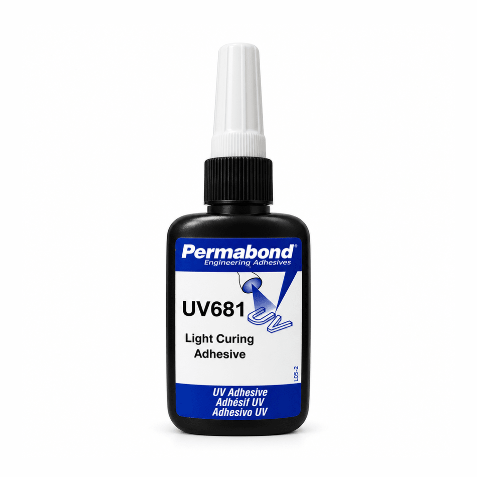Permabond UV681 UV Curable Clear Coating Thin Flowable Low Viscosity to Smooth over Surfaces, Transparant, Crystal Clear Coating Permabond