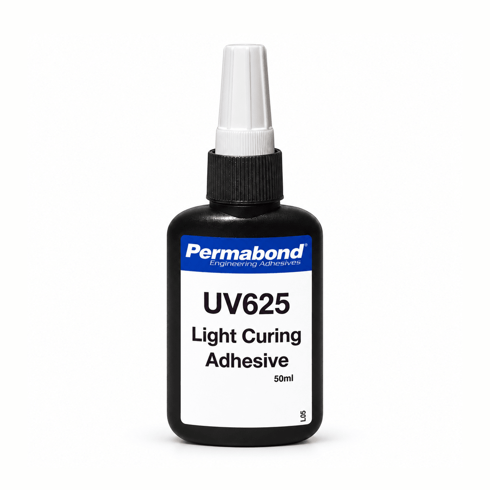 Permabond UV625 UV non-drip thick UV gel glue for gap filling and vertical wall bonding Permabond