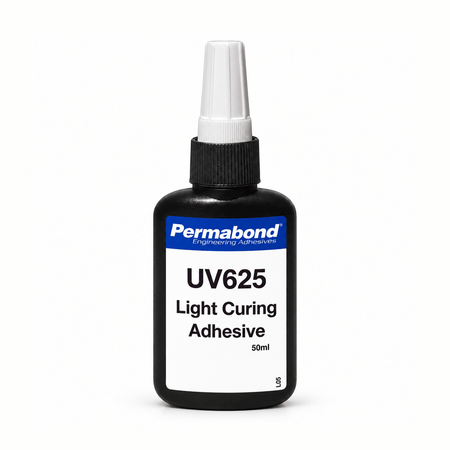Permabond UV625 UV non-drip thick UV gel glue for gap filling and vertical wall bonding Permabond