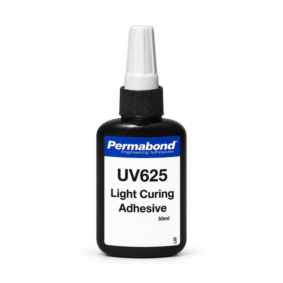 Permabond UV625 UV non-drip thick UV gel glue for gap filling and vertical wall bonding Permabond