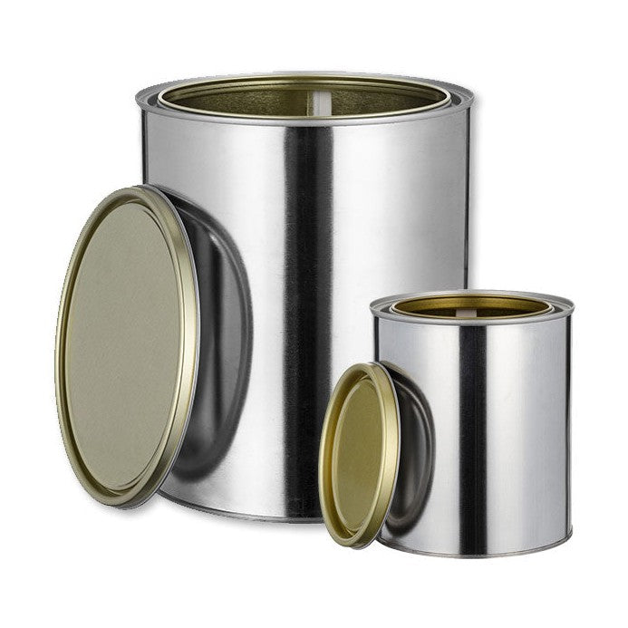 Metal Phenolic-Lined Paint & Adhesive Can, Gold Phenolic Lined - Various Sizes 1 qt, 1 gal Maven Containers