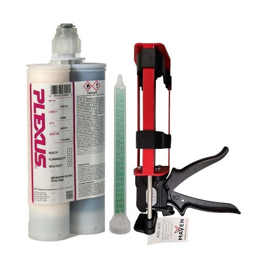 Plexus MA530 53500 White Full Batch/Pallet Order - Non-Sag Gel, 30-Minute MMA Adhesive for Metals & Composites PerigeeDirect