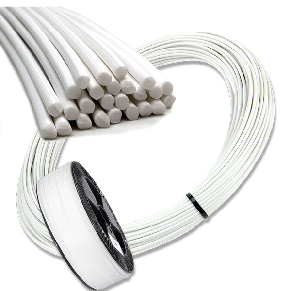 Maven Plastics - PP Plastic Welding Rods, Coils, & Reels - White (Polypropylene Copolymer)