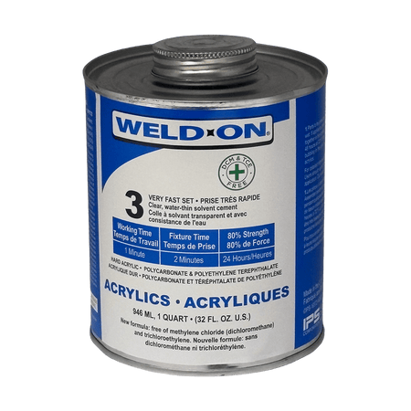 Weld-On #3 Clear Acrylic Cement – DCM & TCE Free Weld-On