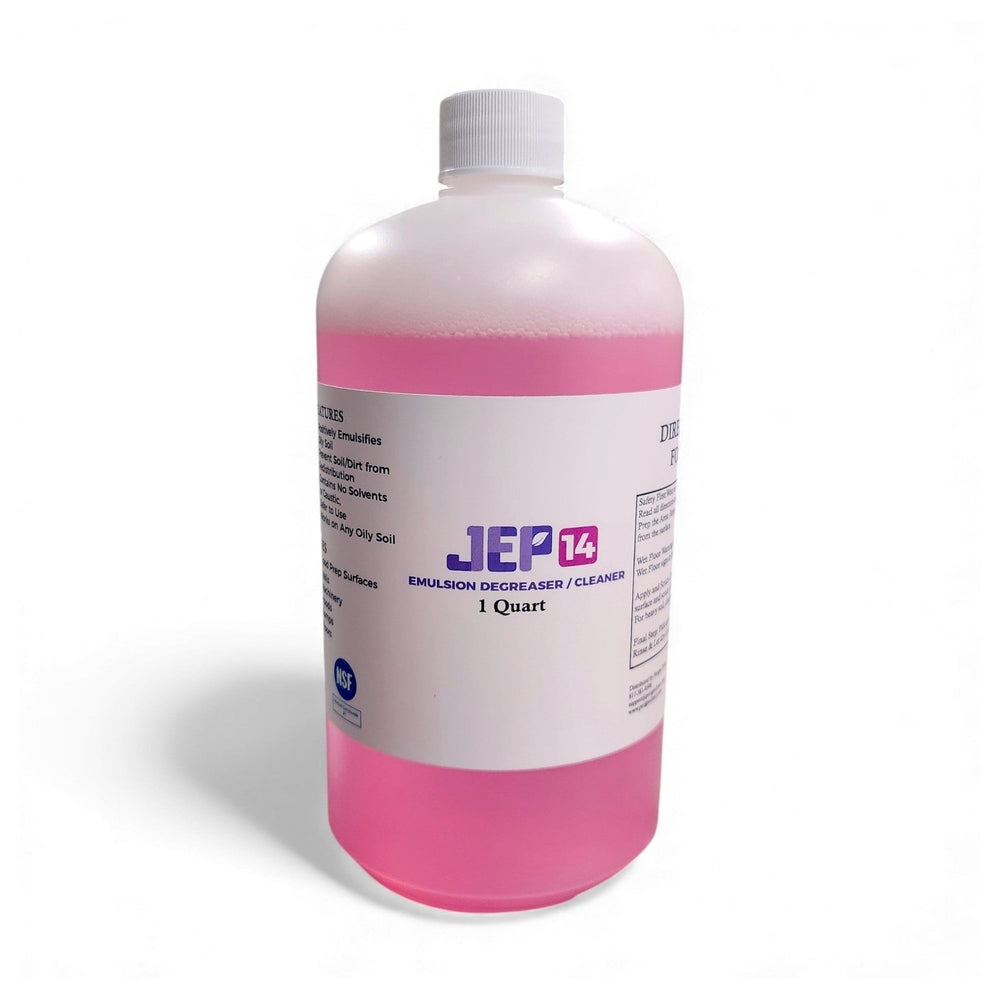 JEP-14 Heavy Duty Degreaser Cleaner Non-Caustic Non-Toxic Emulsifying USDA A1 Rated Safe for Food & Processing Equipment NSF A-1 Jep14