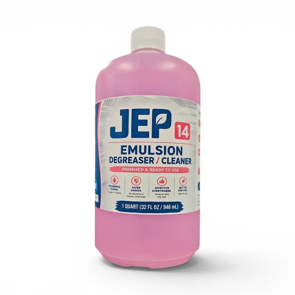 JEP-14 Heavy Duty Degreaser Cleaner Non-Caustic Non-Toxic Emulsifying USDA A1 Rated Safe for Food & Processing Equipment NSF A-1 Jep14