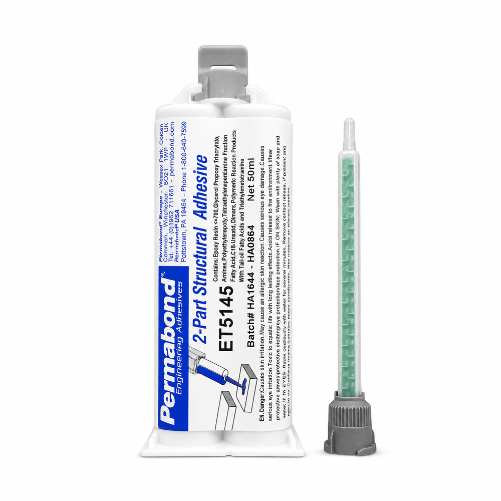Permabond ET5145 Slow Set 50 - 80 min Food Grade Epoxy Gray Thick Gel Permabond