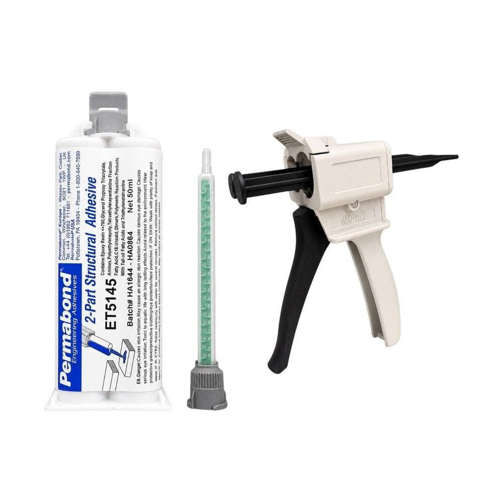 Permabond ET5145 Slow Set 50 - 80 min Food Grade Epoxy Gray Thick Gel Permabond