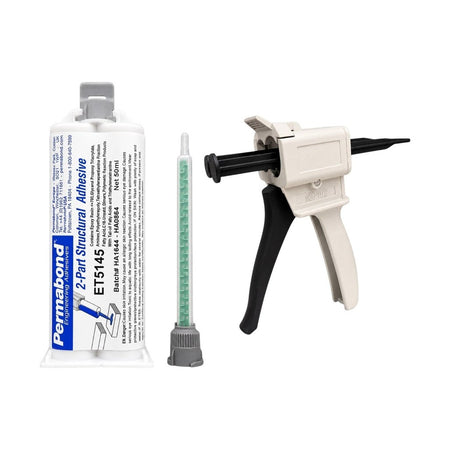 Permabond ET5145 Slow Set 50 - 80 min Food Grade Epoxy Gray Thick Gel Permabond