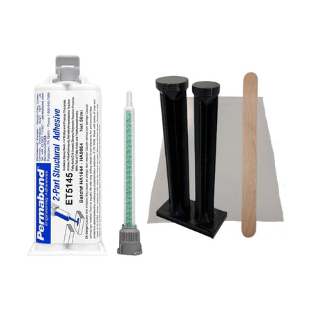 Permabond ET5145 Slow Set 50 - 80 min Food Grade Epoxy Gray Thick Gel Permabond