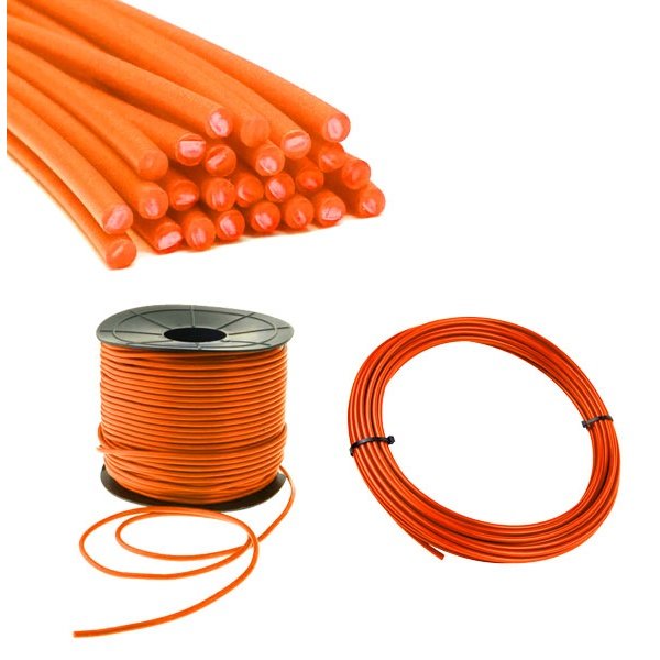 Maven Plastics - HDPE "Safety Orange" (DOT Complaint) Plastic Welding Rods, Coils & Reels (For Assembling or Repairing Safety Orange Equipment)