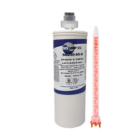 SciGrip SG230HV Non-Sag Toughened 60 min Gray 490ml 10:1 MMA Adhesive for Large Gap Filling and Large Structures SciGrip