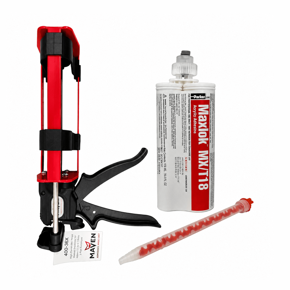 LORD Maxlok T18 MX 4:1 Ratio Medium Set 18-24 min Acrylic Adhesive non-sagging, and resistance to temperature Lord