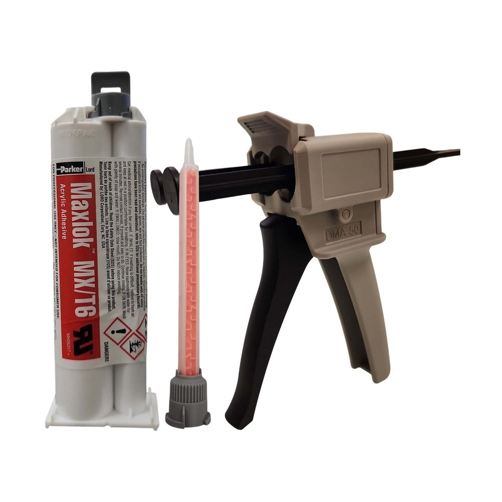 LORD Maxlok T6 MX 3019632 4:1 Ratio Fast set 6-9 min Acrylic Adhesive non-sagging, and resistance to temperature, moisture, solvents Lord
