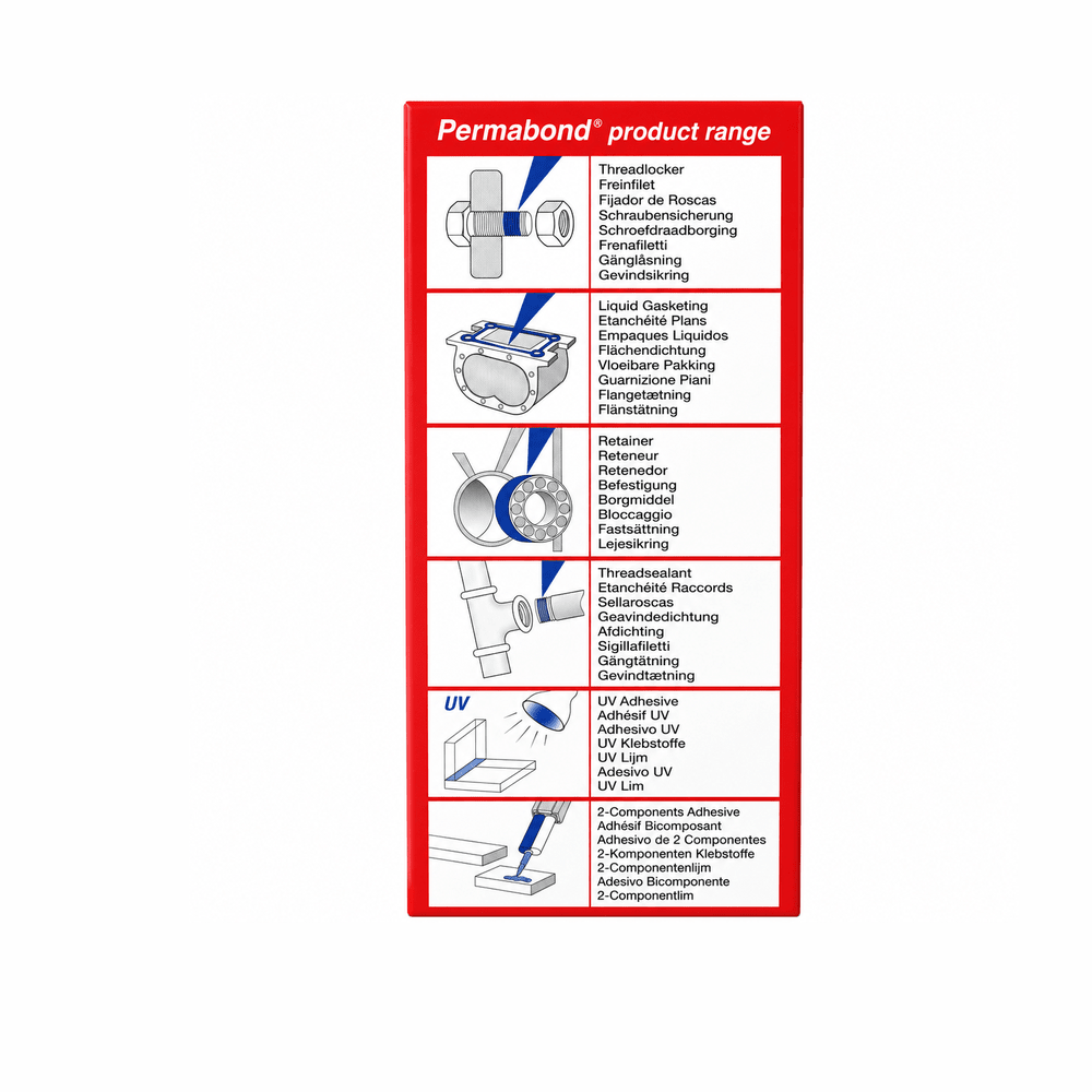 Permabond Acrylic Medium Set 15-30 min TA4246 65ml Kit Initiator 46 10ml Included Permabond