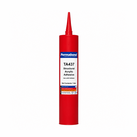 Permabond Acrylic Slow Set 30-60 min TA437 300ml Cartridge and Starter Kit Permabond
