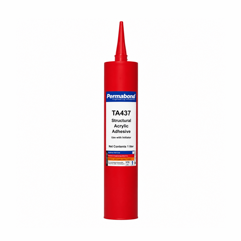 Permabond Acrylic Slow Set 30-60 min TA437 300ml Cartridge and Starter Kit Permabond