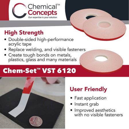 Chem-Set VST 6120 High Bond Tape Chem-Set