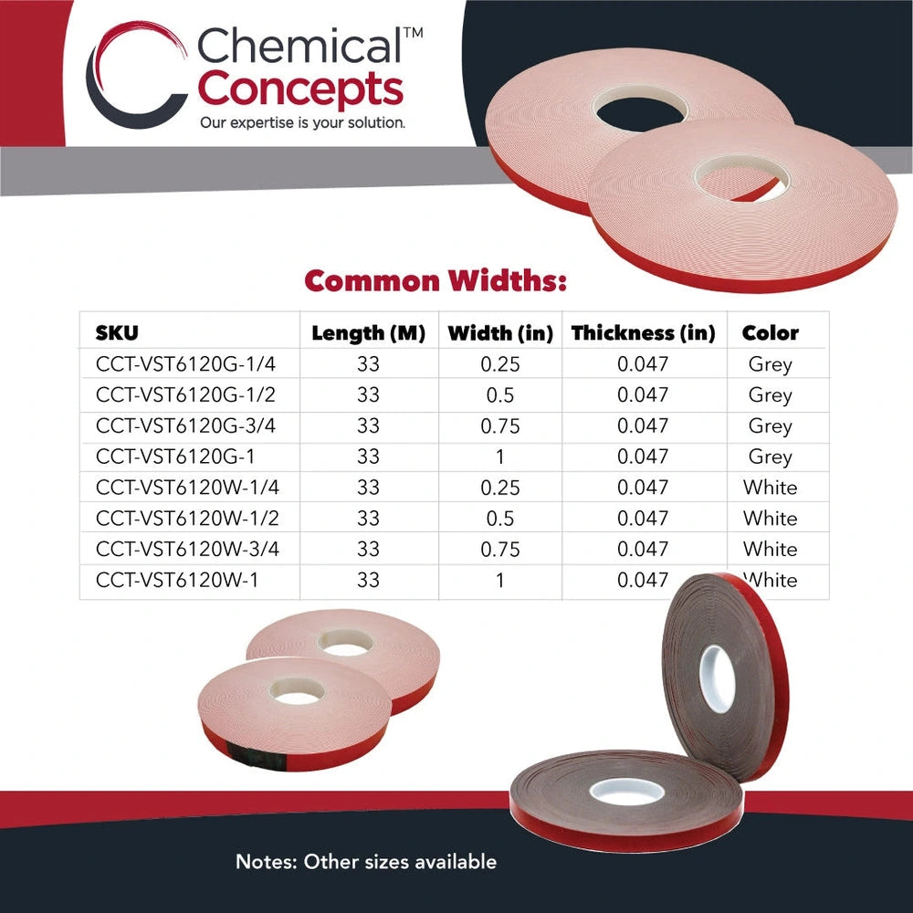 Chem-Set VST 6120 High Bond Tape Chem-Set