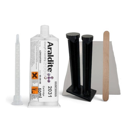 Araldite 2031-1 - 60-Min Set Chemical Resistant -Black Thixotropic Toughened Epoxy Gel Araldite