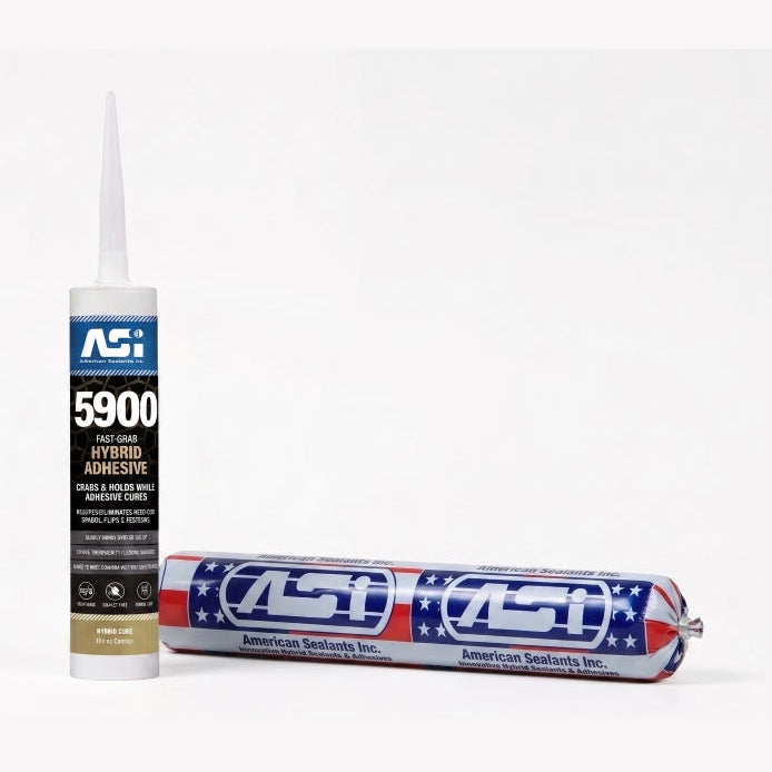 ASI 5900 Fast Grab Hybrid Construction Adhesive - Immediate Green Strength ASI