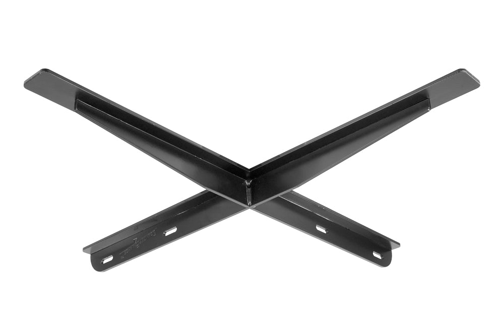 CounterBalance CrossBar 24-inch black steel cabinet corner countertop support bracket