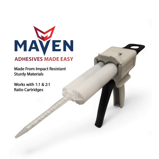 Maven DMA50 Dispenser for 50ml Epoxy & Adhesives 1:1, 2:1, and 3:2 ratios PerigeeDirect
