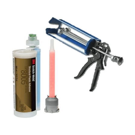 3M Scotch-Weld DP8005 Off-White Cartridge 10:01 Mix Ratio, Nylon Bonder Acrylics Adhesive PerigeeDirect