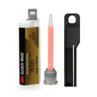 3M Scotch-Weld DP8005 Off-White Cartridge 10:01 Mix Ratio, Nylon Bonder Acrylics Adhesive PerigeeDirect