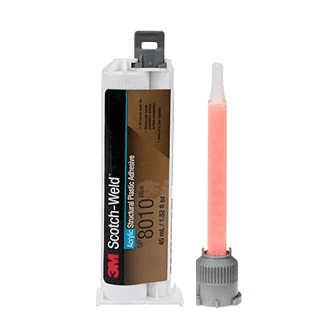 3M Scotch-Weld DP8010 Blue Cartridge 10:01 Mix Ratio, Nylon Bonder Acrylics Adhesive PerigeeDirect